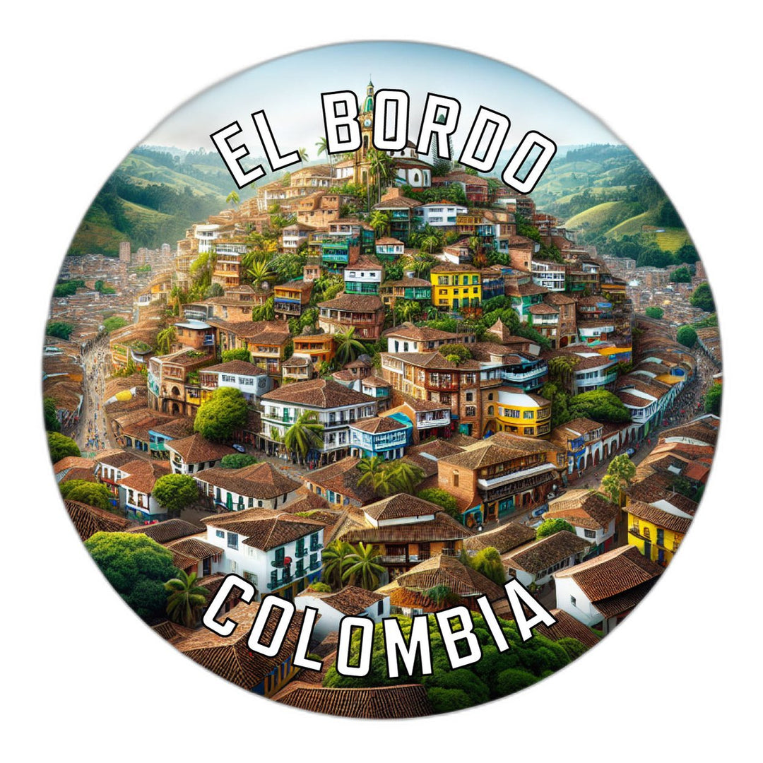 El Bordo Colombia Souvenir Vinyl Decal Sticker Image 1