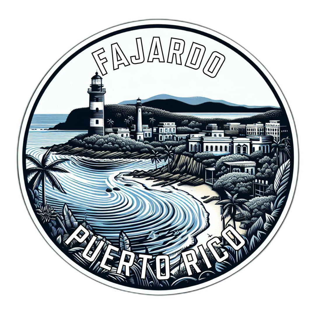 Fajardo Puerto Rico Souvenir Vinyl Decal Sticker Image 1