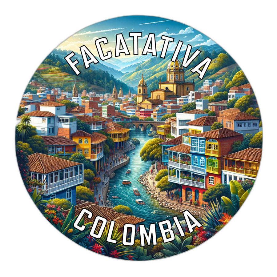 Facatativa Colombia Souvenir Vinyl Decal Sticker Image 1