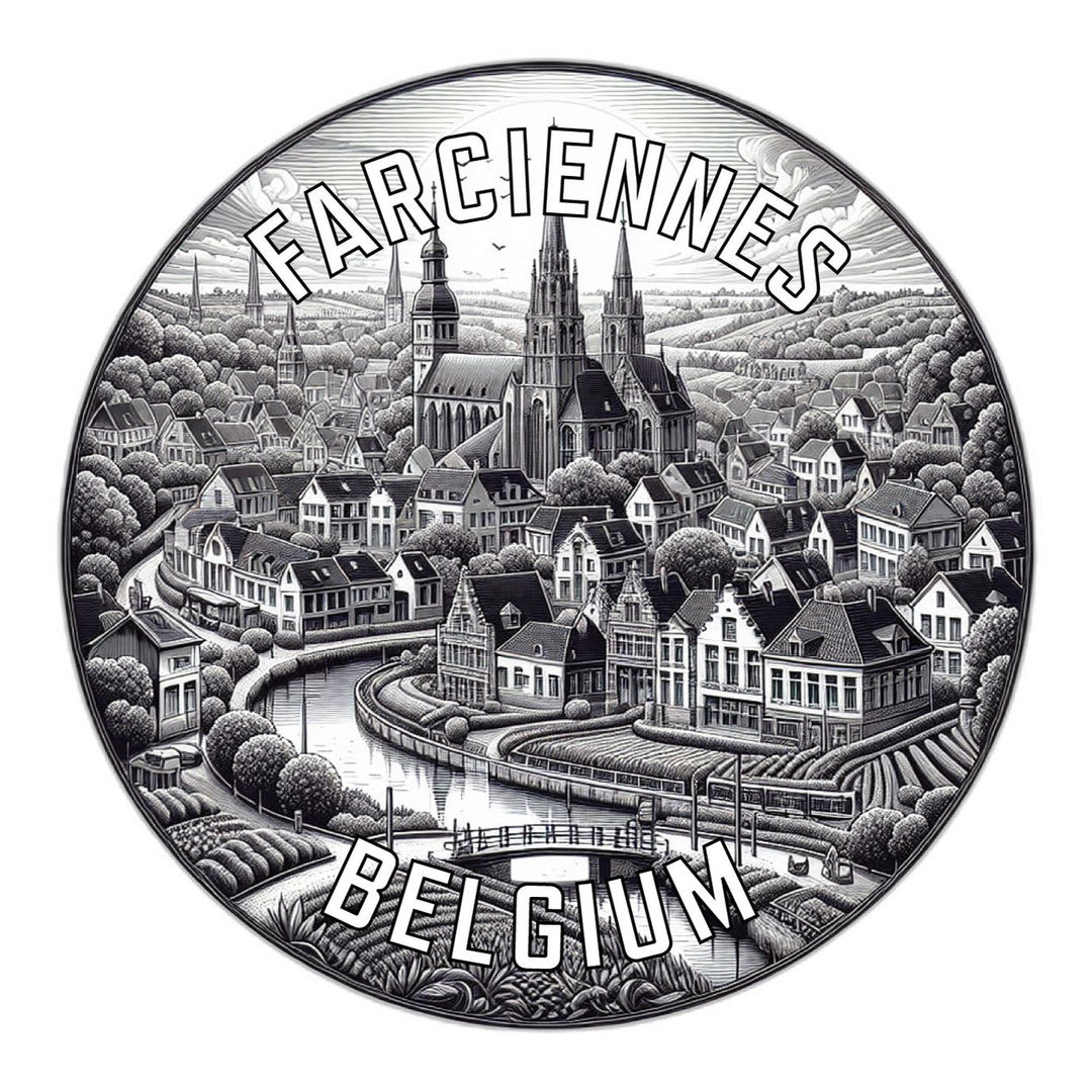 Farciennes Belgium Souvenir Vinyl Decal Sticker Image 1