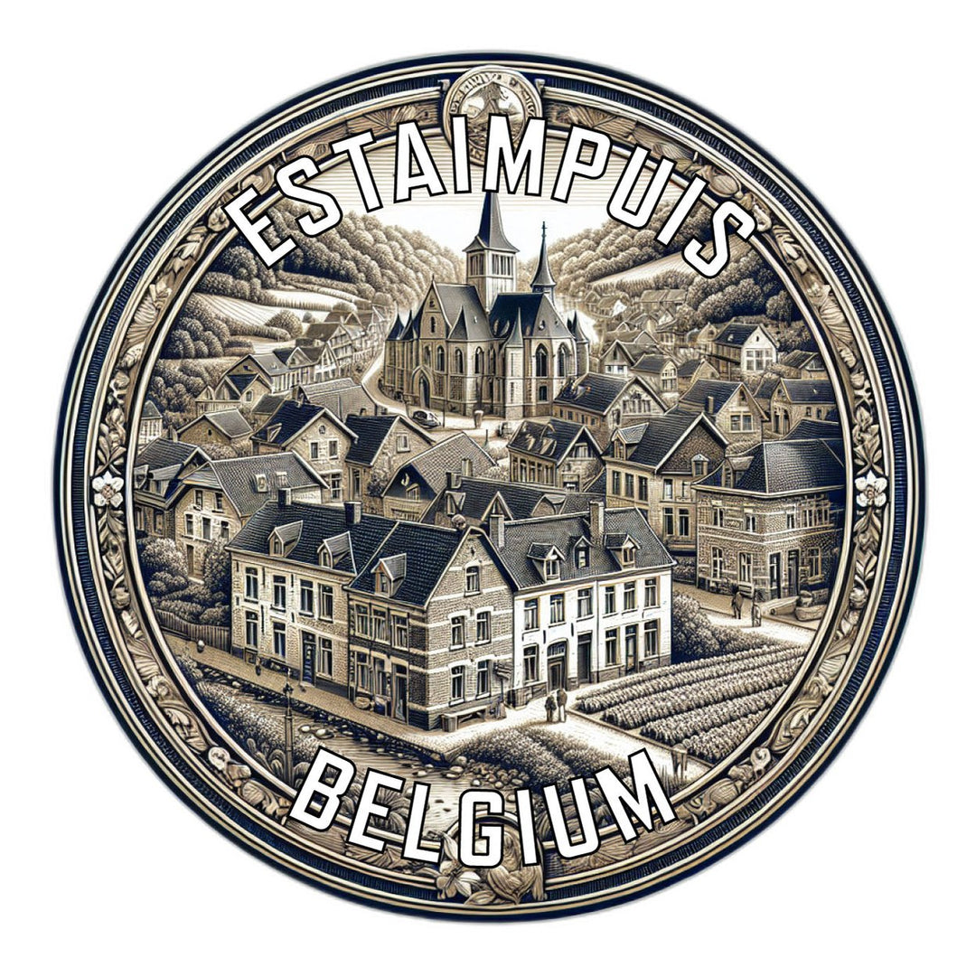 Estaimpuis Belgium Souvenir Vinyl Decal Sticker Image 1