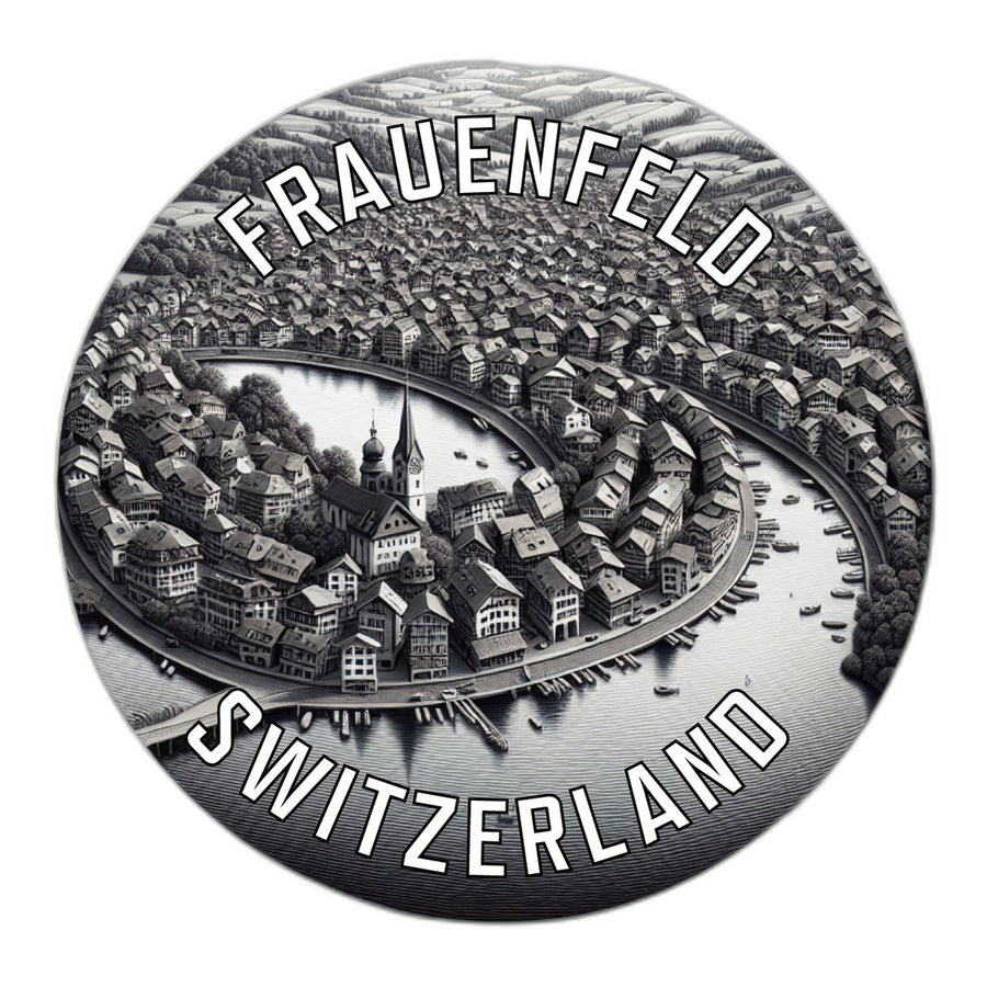 Frauenfeld Switzerland Souvenir Vinyl Decal Sticker Image 1