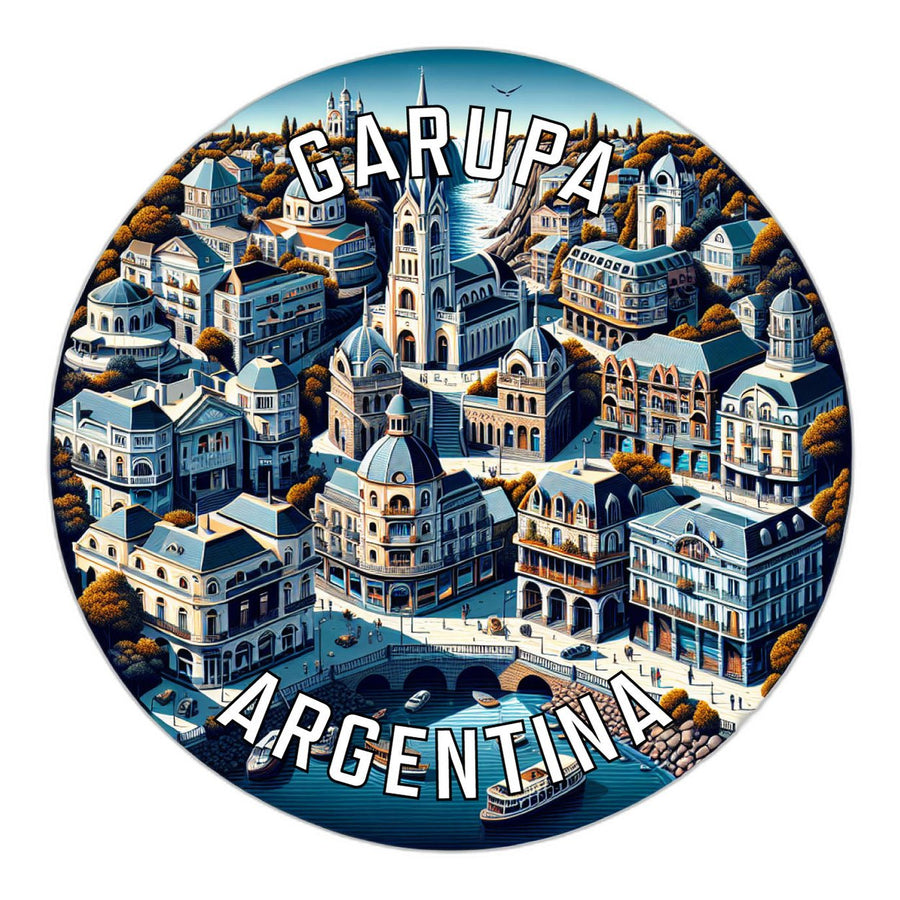 Garupa Argentina Souvenir Vinyl Decal Sticker Image 1