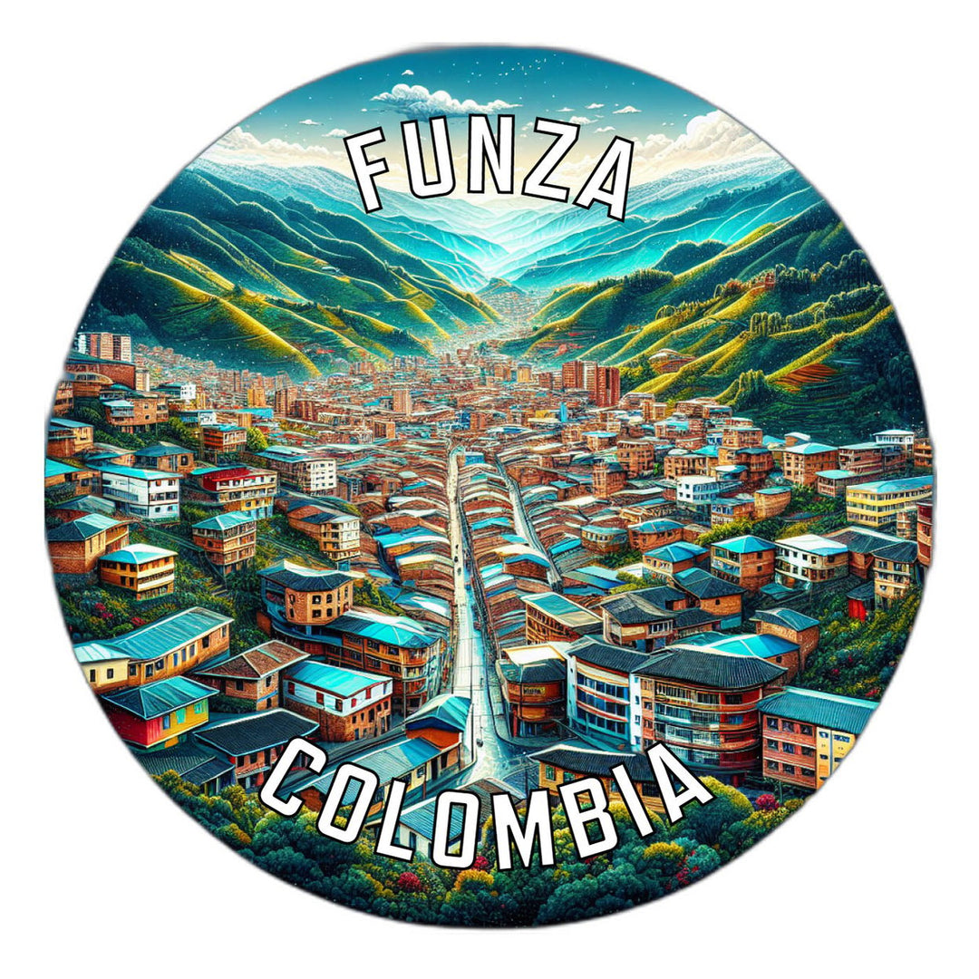 Funza Colombia Souvenir Vinyl Decal Sticker Image 1