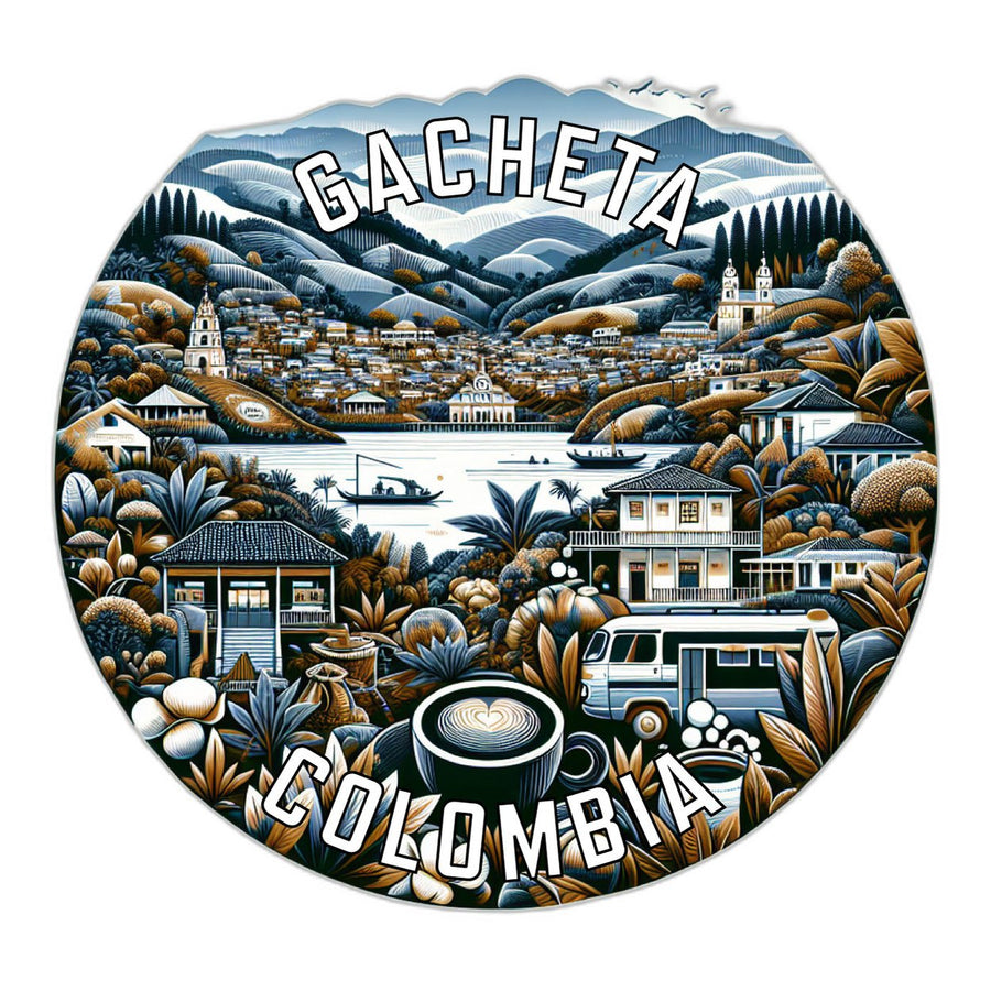 Gacheta Colombia Souvenir Vinyl Decal Sticker Image 1