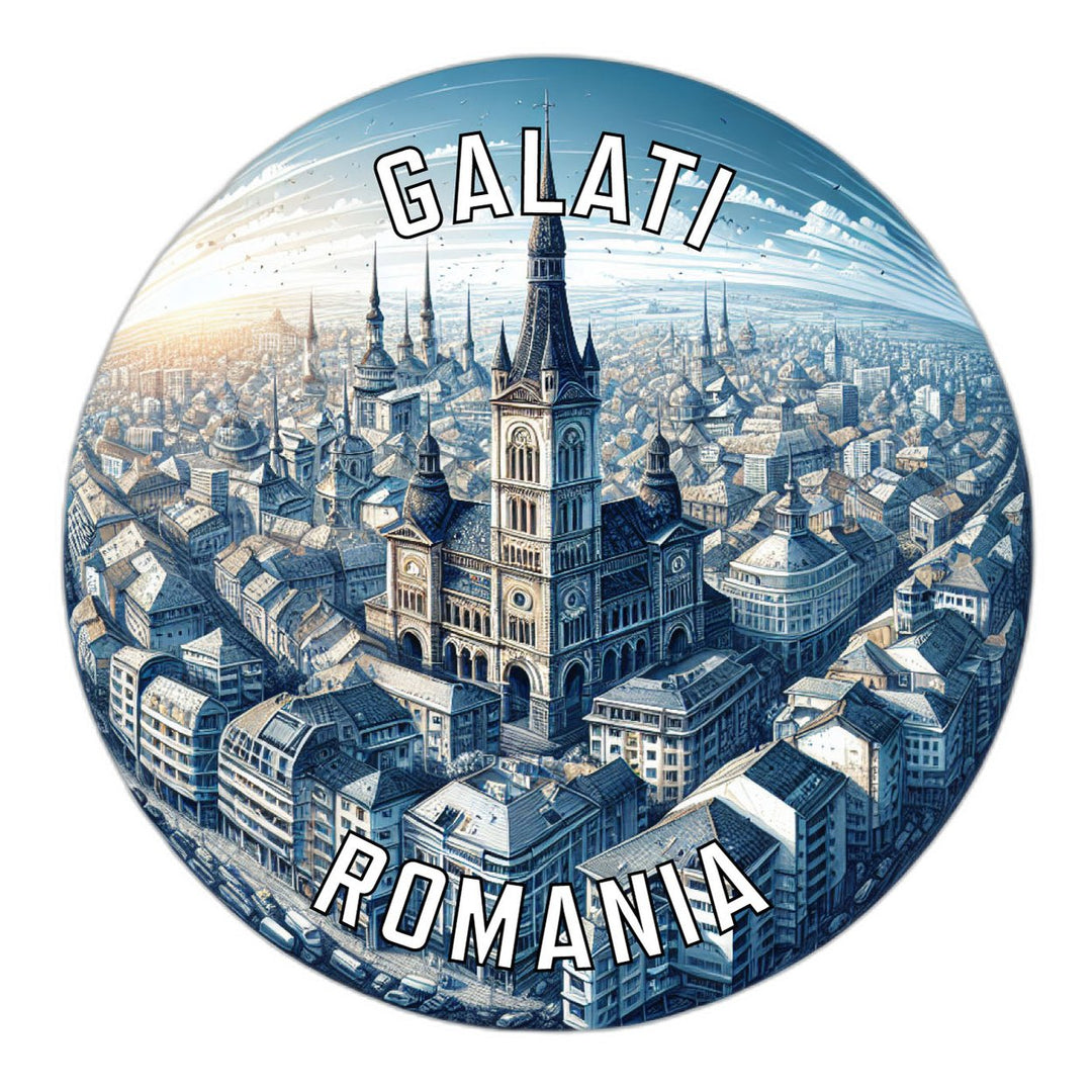 Galati Romania Souvenir Vinyl Decal Sticker Image 1