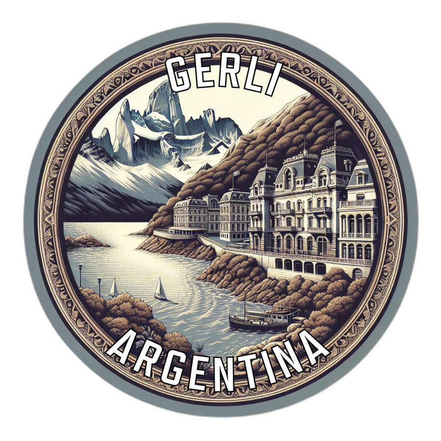 Gerli Argentina Souvenir Vinyl Decal Sticker Image 1