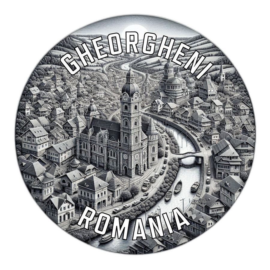 Gheorgheni Romania Souvenir Vinyl Decal Sticker Image 1