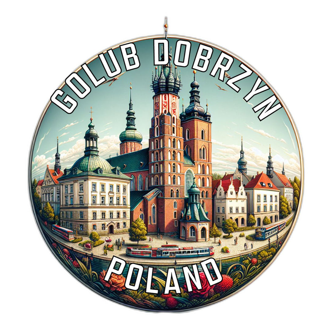 Golub Dobrzyn Poland Souvenir Vinyl Decal Sticker Image 1