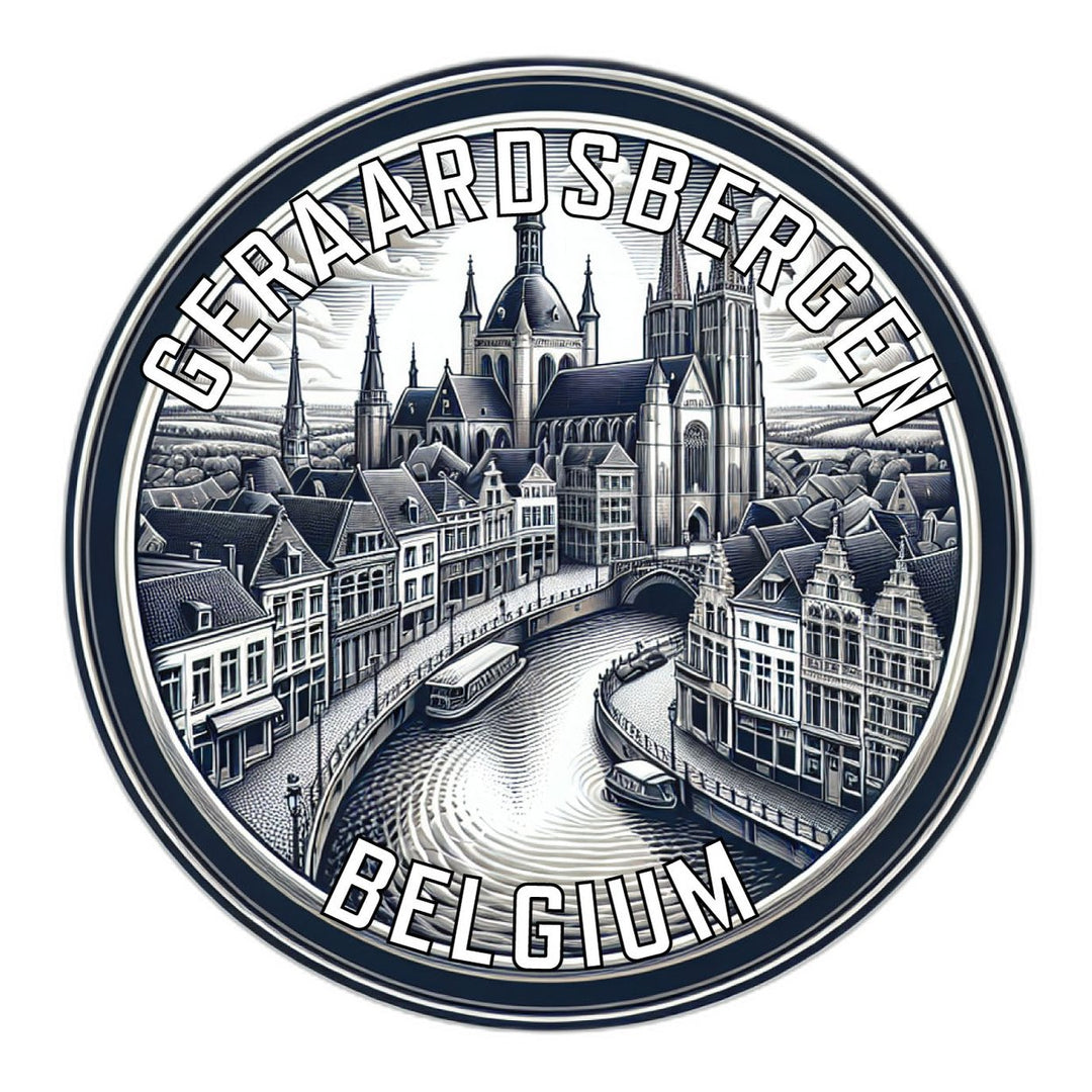 Geraardsbergen Belgium Souvenir Vinyl Decal Sticker Image 1