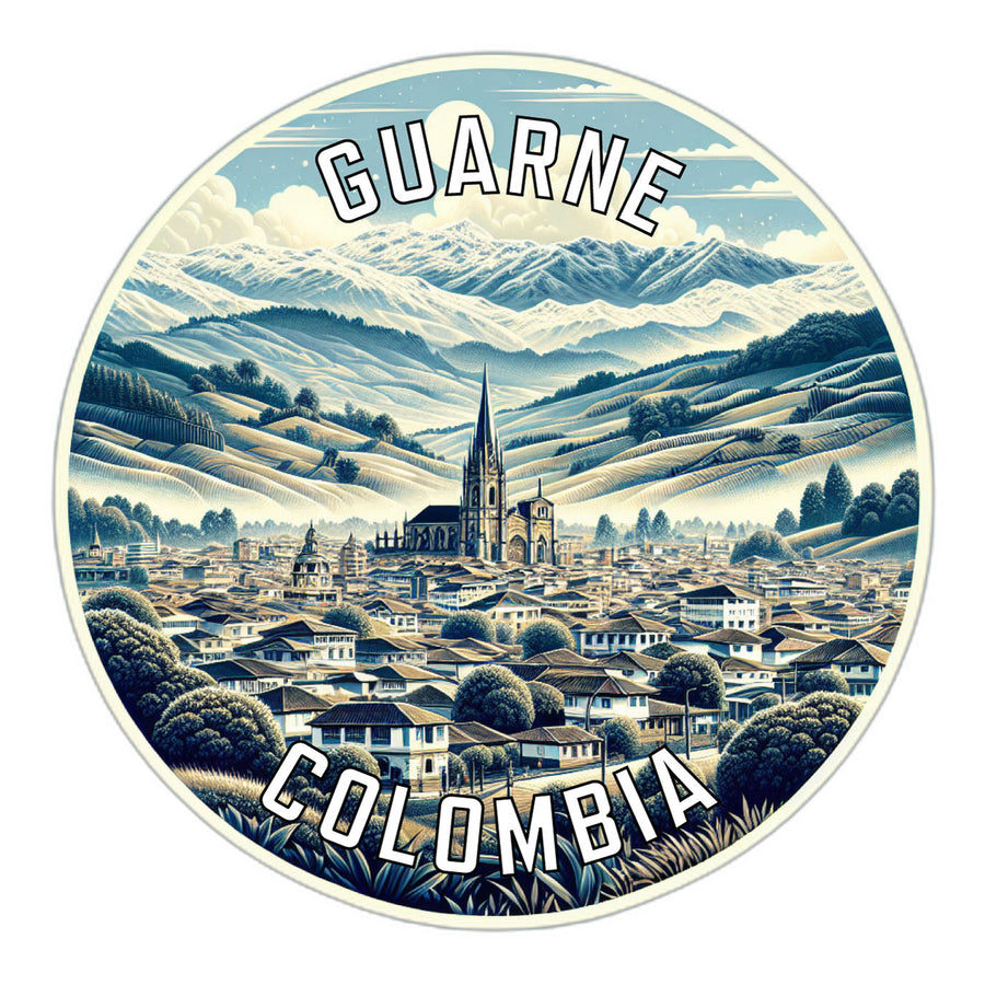 Guarne Colombia Souvenir Vinyl Decal Sticker Image 1