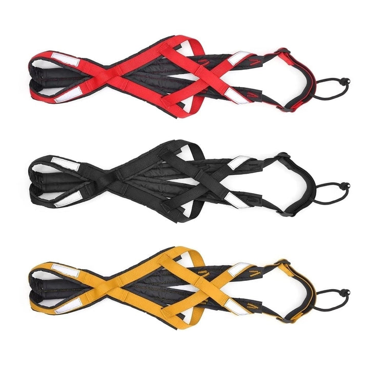 Waterproof Dog Sledding Harness Reflective Pet Sledding Skijoring Harness Image 3