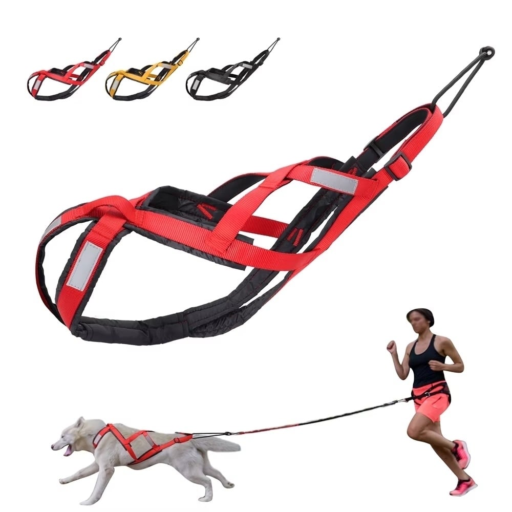 Waterproof Dog Sledding Harness Reflective Pet Sledding Skijoring Harness Image 9