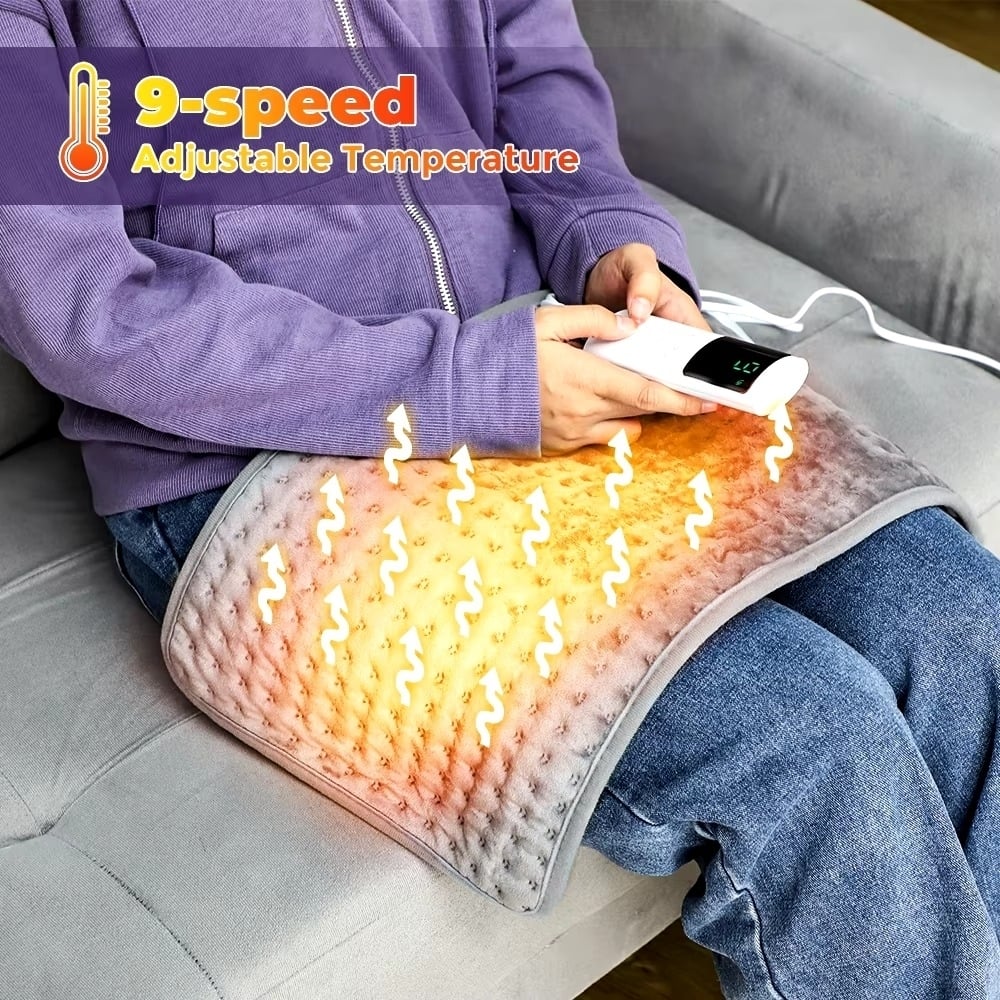 Waterproof Electric Heating Pad for Back Shoulder Abdomen Image 4