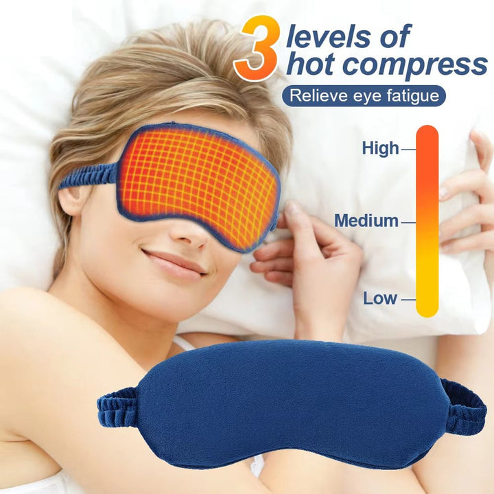 Electric Heating Eye Mask Infrared Hot Compress Massager Image 1