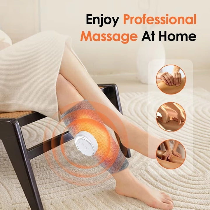 Air Pressure Electric Calf Massager with Heat Vibration Image 7