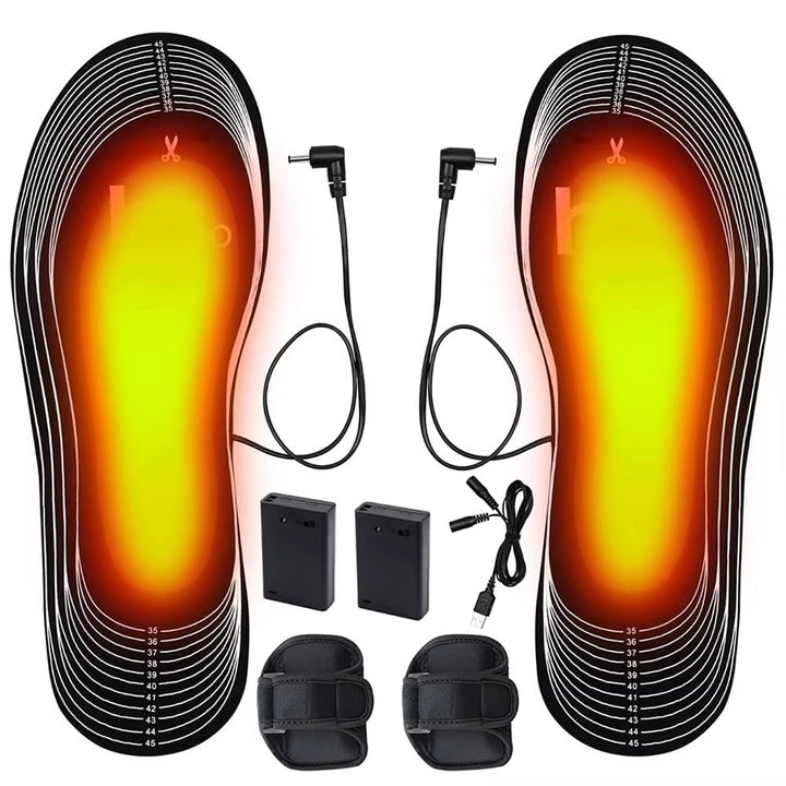 USB Heated Shoe Insoles Electric Foot Warmers Image 12