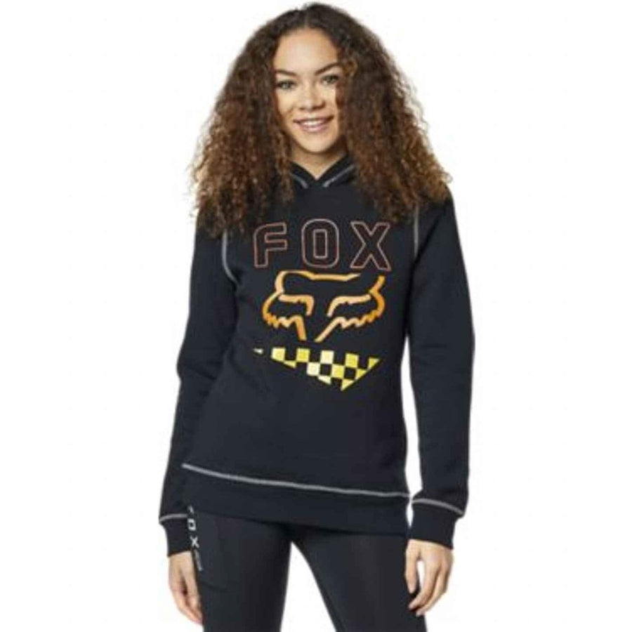 Fox Racing Richter Pullover Fleece (Black/Gray - XL) BLACK Image 1