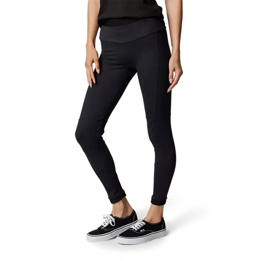 Fox Racing Lukanoe Womens Thermo Leggings Black XL BLACK Image 1