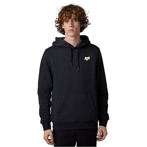 Fox Racing Morphic Pullover Hoody (LARGE) (BLACK) BLACK Image 1