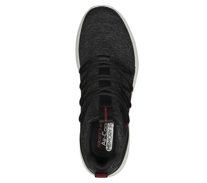 Skechers Mens Bounder 2.0 - Future Currents Sneaker Black/Red - 232679-BKRD BLACK/RED Image 3