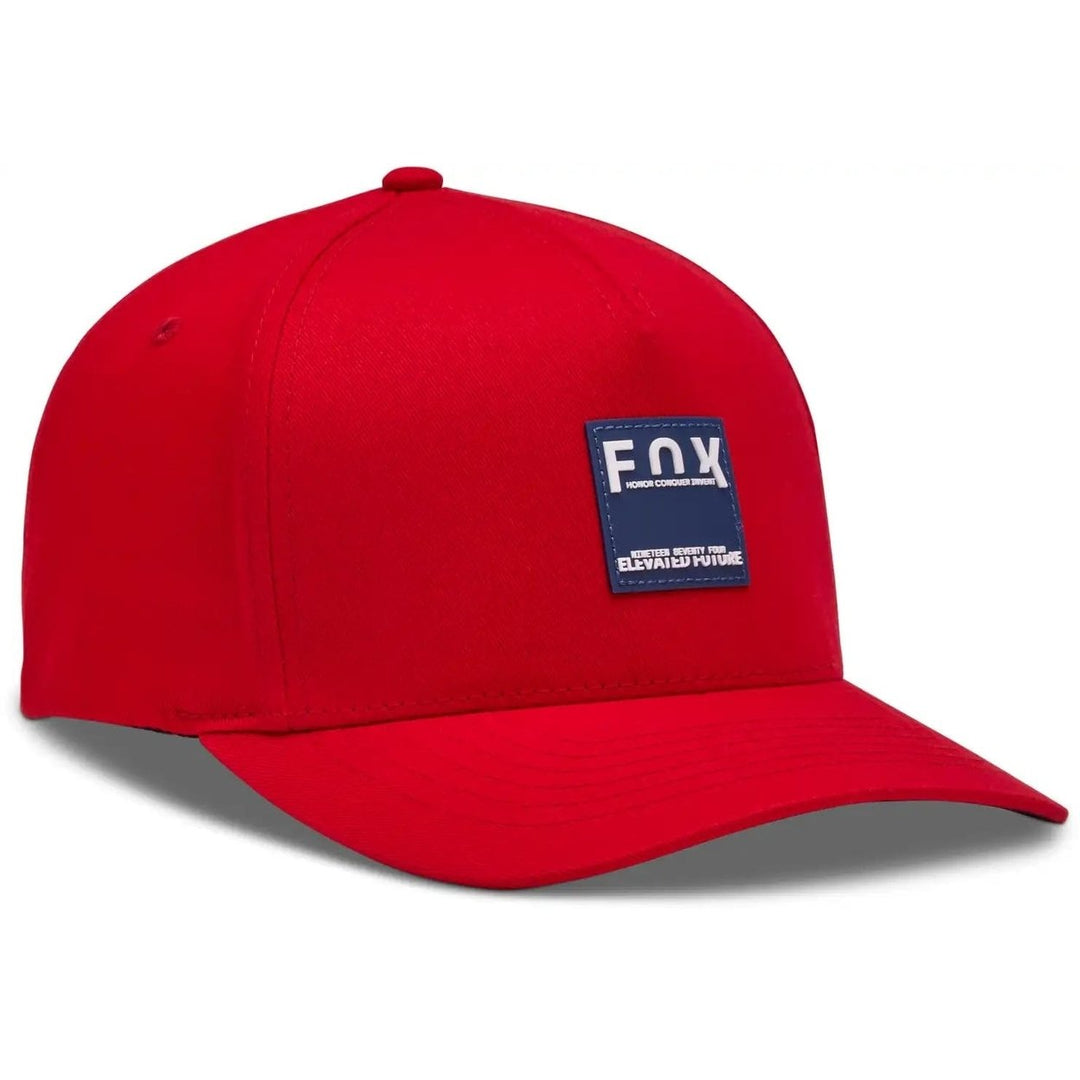 Fox Intrude Flexfit Unisex Adult Baseball Cap Flame Red S/M FLAME RED Image 1