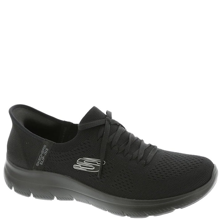 SKECHERS Womens Summit Daily Hands Free Slip-Ins Sneaker Black 6 BLACK/BLACK Image 3