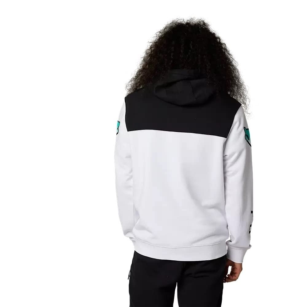 FOXR FGMNT PO FLEECE White 29850-008 Mens Pullover Hoodie Size M L XL Image 4