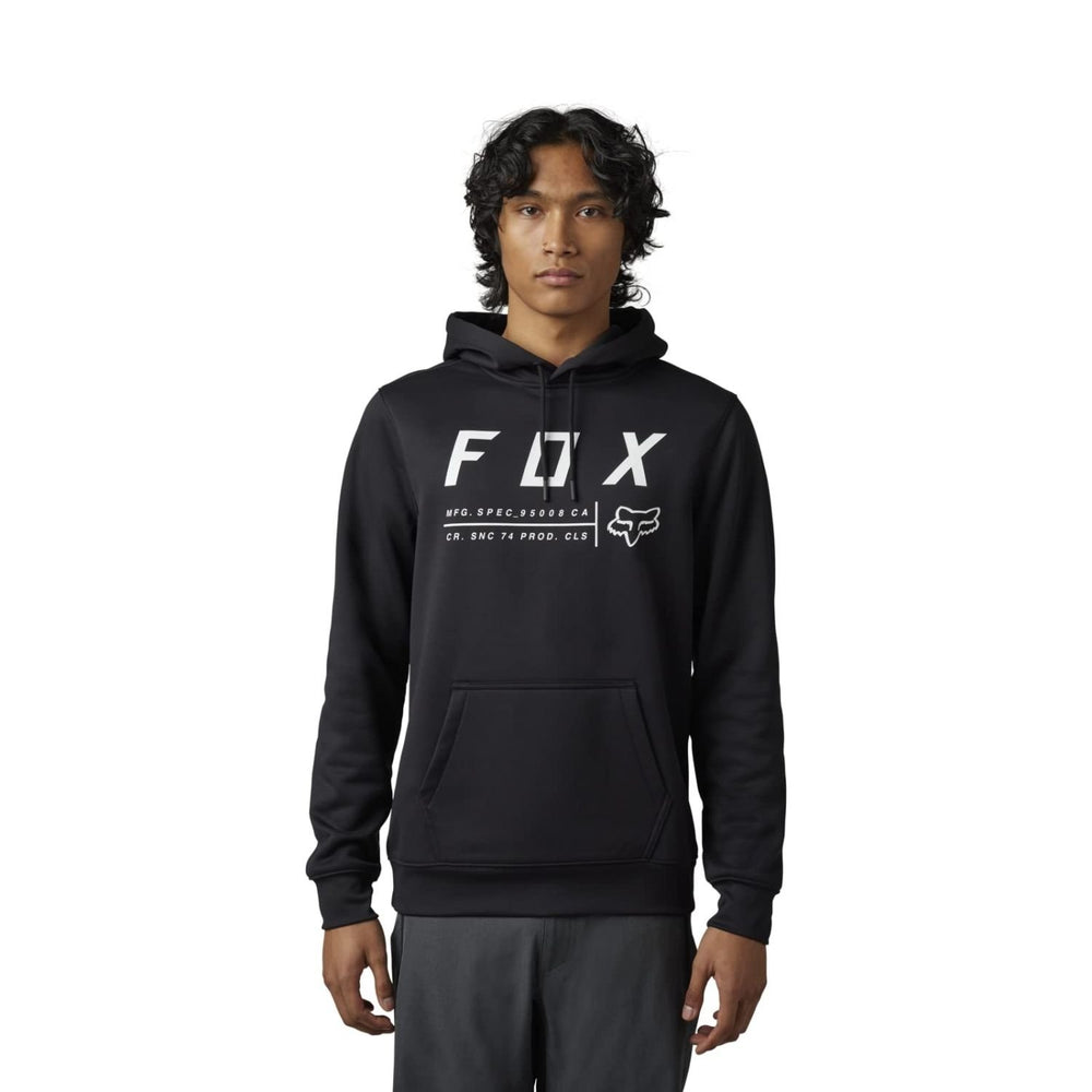 Fox Racing Mens Standard Non Stop Pullover Fleece Hoodie Black XX-Large BLK Image 2