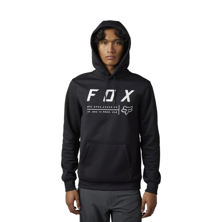 Fox Racing Mens Standard Non Stop Pullover Fleece Hoodie Black XX-Large BLK Image 3