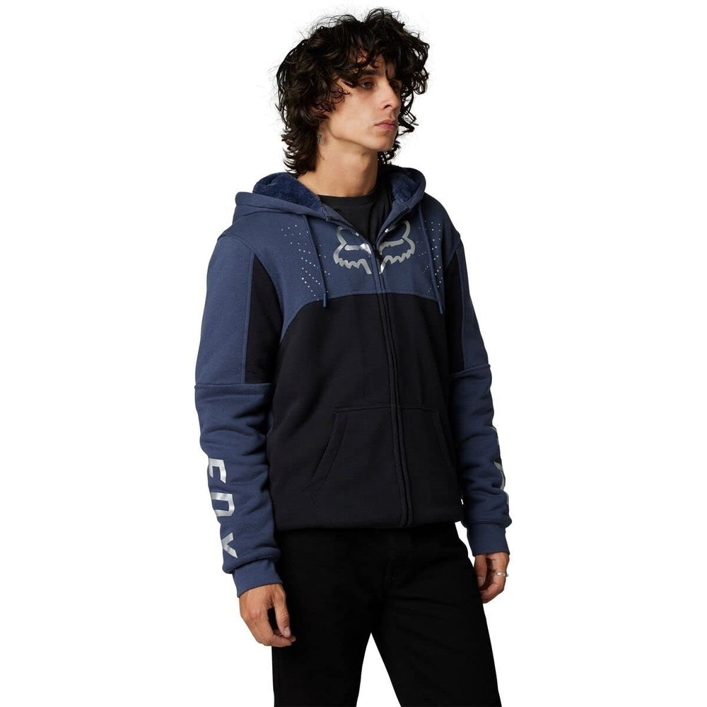 Fox Racing Ryaktr Sasquatch Mens Zip Up Lined Hoody DP CBLT Image 2