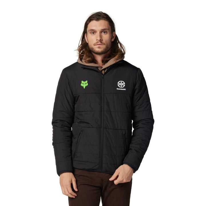 Fox Racing Mens Fox X Kawi Howell Jacket Black BLACK Image 2