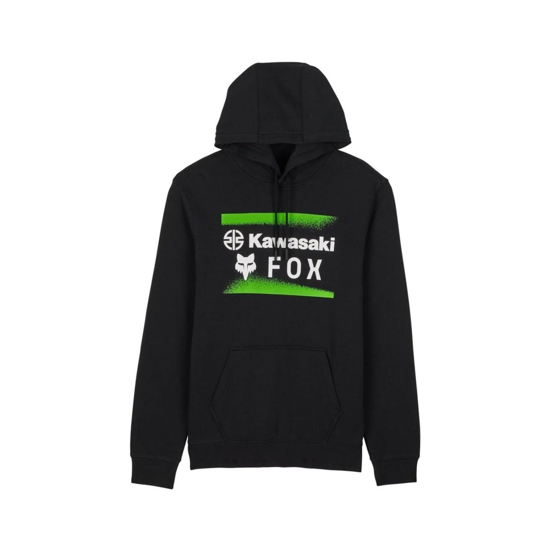 Fox Racing Mens Standard Fox X Kawi Fleece Pullover Black BLACK Image 3