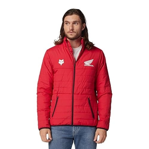 Fox Racing Mens Fox X Honda Howell Jacket Flame RED FLAME RED Image 1