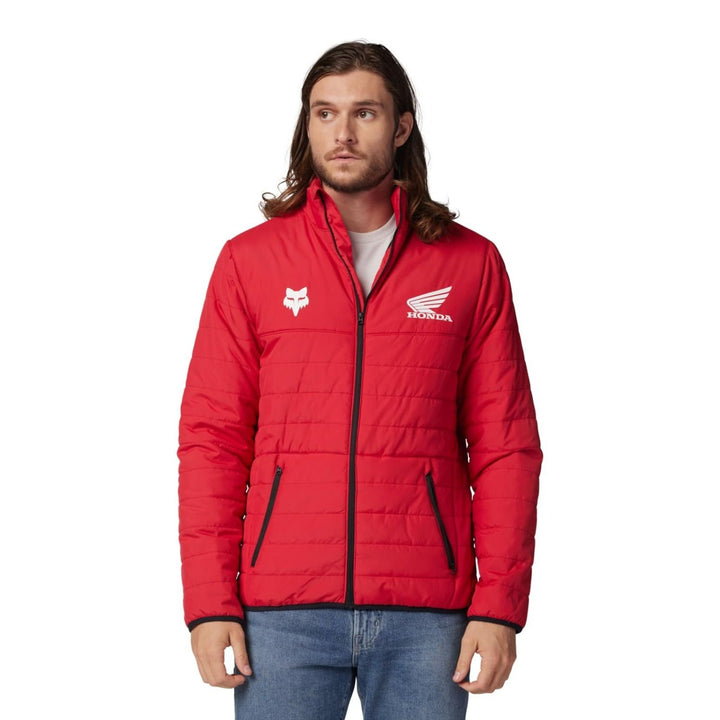 Fox Racing Mens Fox X Honda Howell Jacket Flame RED FLAME RED Image 2