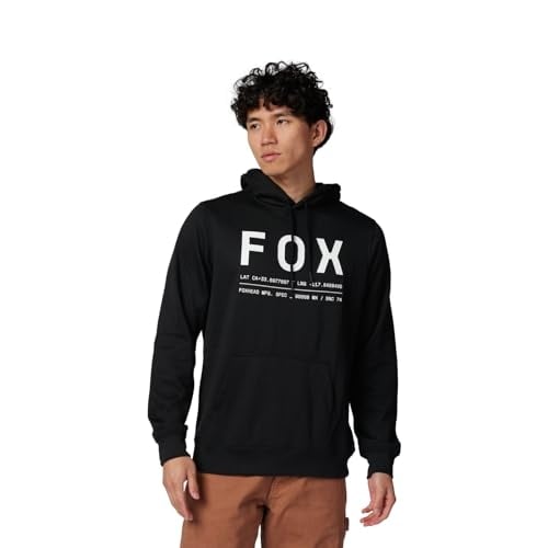 Fox Racing Mens Standard NON STOP FLEECE PO BLACK Medium BLACK Image 1