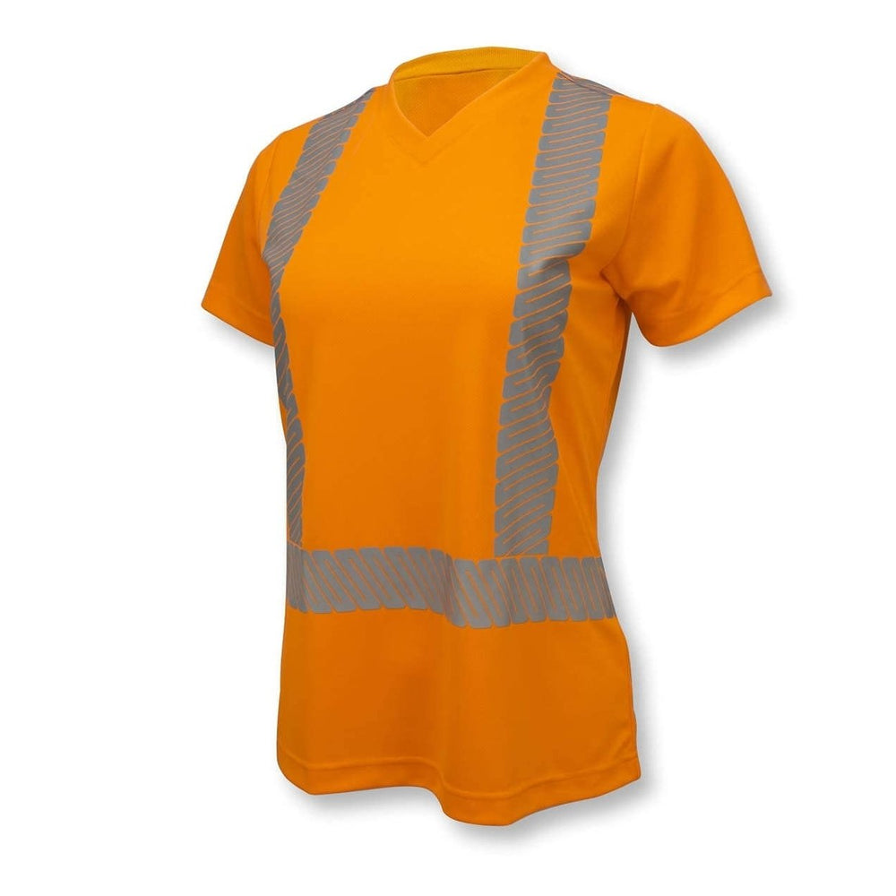 Radians Womens H Vis T-Shirt Orange Medium HI/VIS ORANGE Image 2