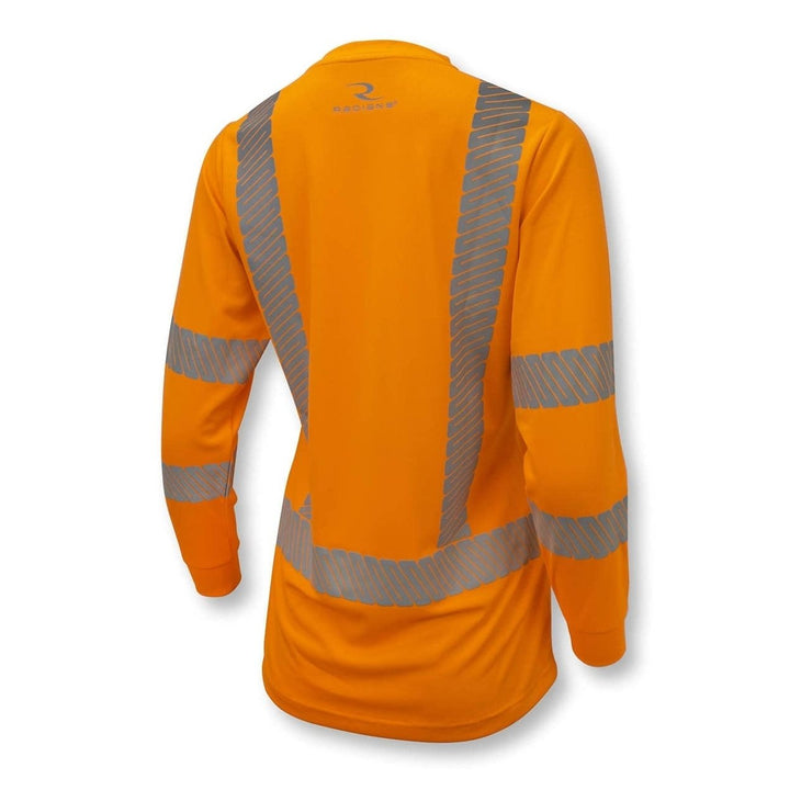 Radians Womens Hi Vis Tshirt Orange Small HI/VIS ORANGE Image 3