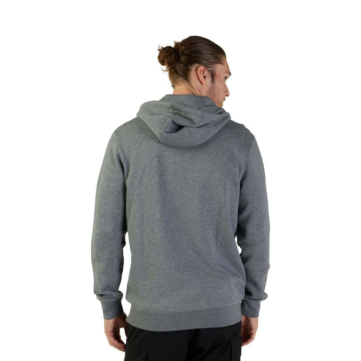 Fox Racing Mens Standard Absolute Fleece Zip Heather Graphite Medium HEATHER GRAPHITE Image 3