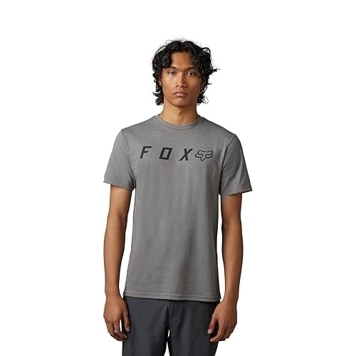 Fox Racing Mens Standard Absolute Short Sleeve Premium TEE Heather Graphite 3X-Large HEATHER GRAPHITE Image 1