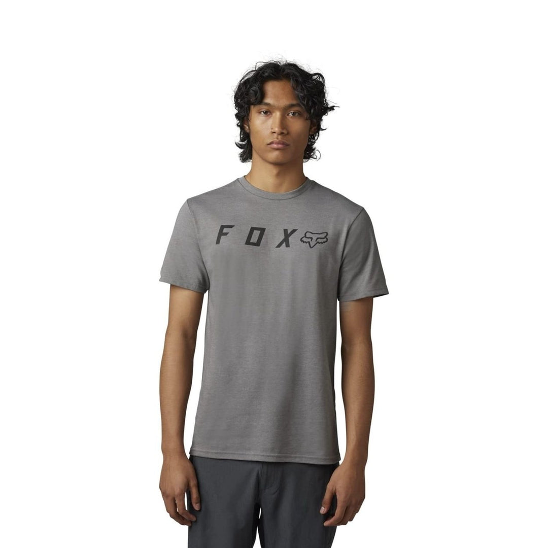 Fox Racing Mens Standard Absolute Short Sleeve Premium TEE Heather Graphite 3X-Large HEATHER GRAPHITE Image 2