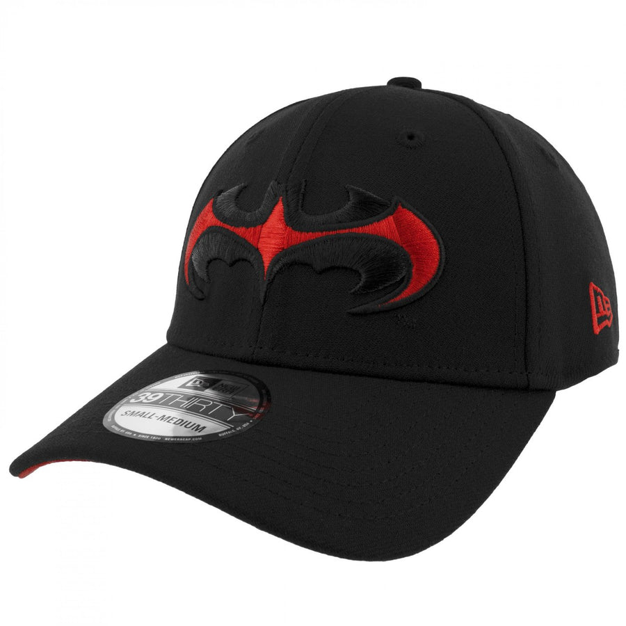 Batman and Robin Logo Era 39Thirty Fitted Hat Image 1