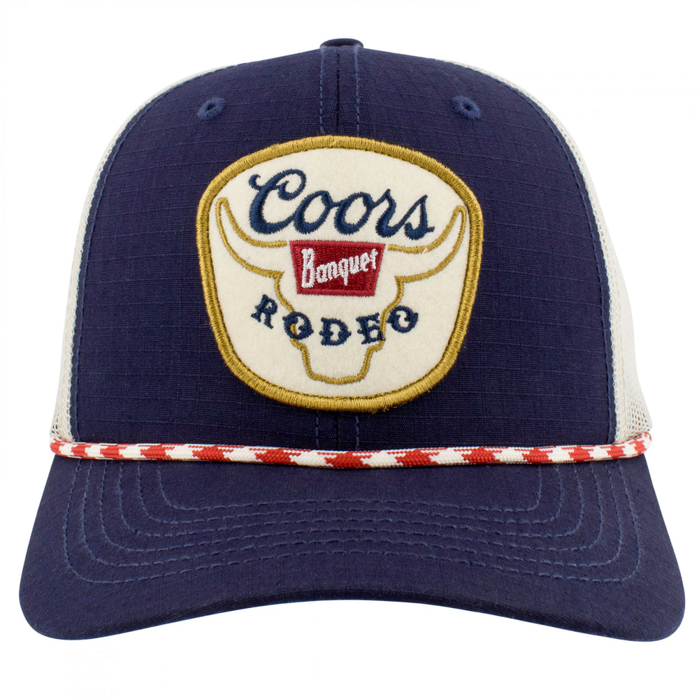 Coors Banquet Rodeo Felt Patch Logo Rope Hat Image 2