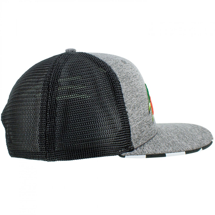 Mountain Dew 3D Embroidered Logo Flat Brim Hat Image 4