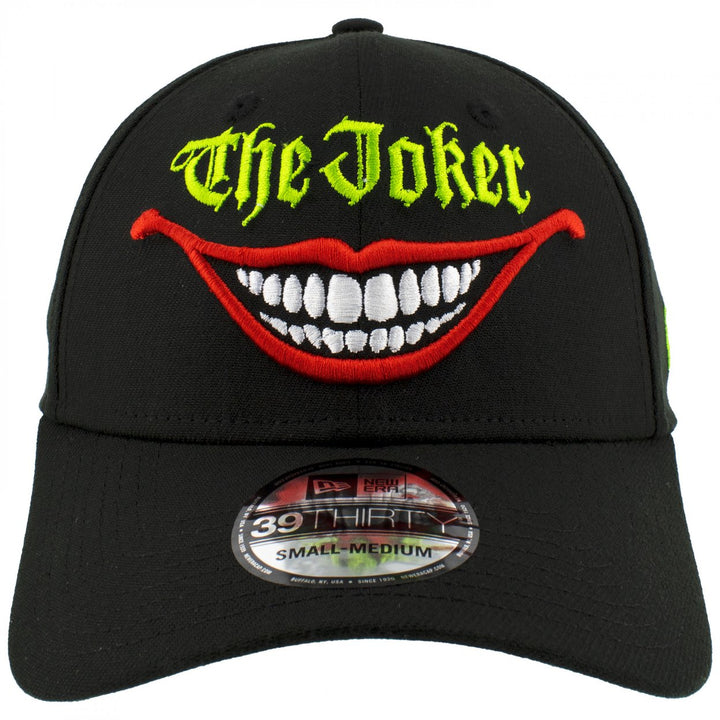 The Joker Smile Logo Black Colorway Era 39Thirty Fitted Hat Image 2