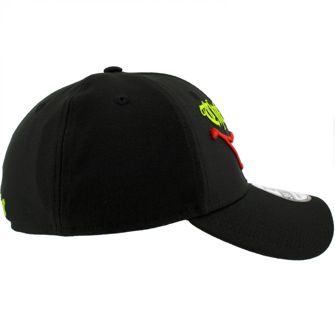 The Joker Smile Logo Black Colorway Era 39Thirty Fitted Hat Image 4