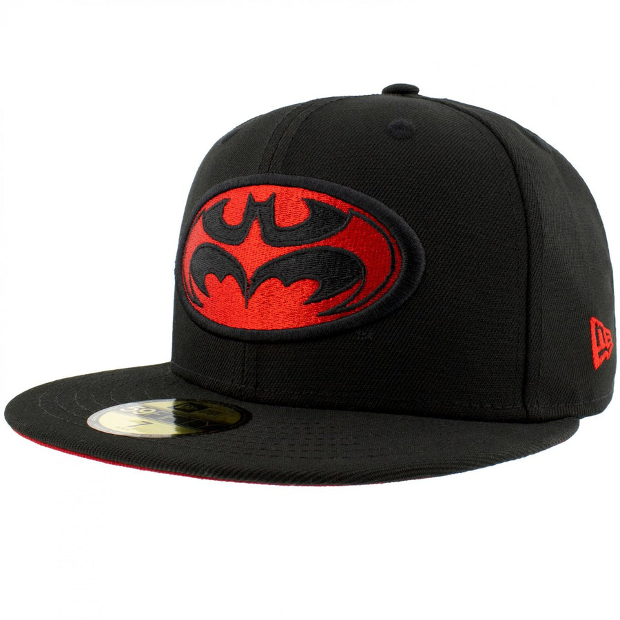 Batman and Robin George Clooney Logo Era 59Fifty Fitted Hat Image 1