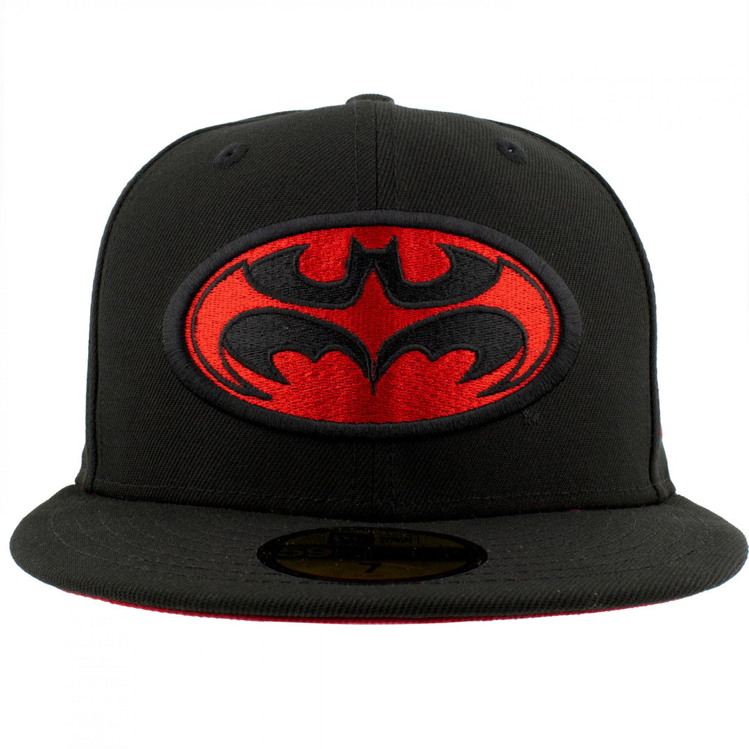 Batman and Robin George Clooney Logo Era 59Fifty Fitted Hat Image 2