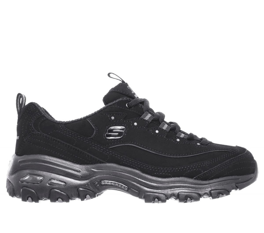 Skechers Womens DLites - Play On Sneaker Black - 11949-BBK 9.5-M BLACK Image 1