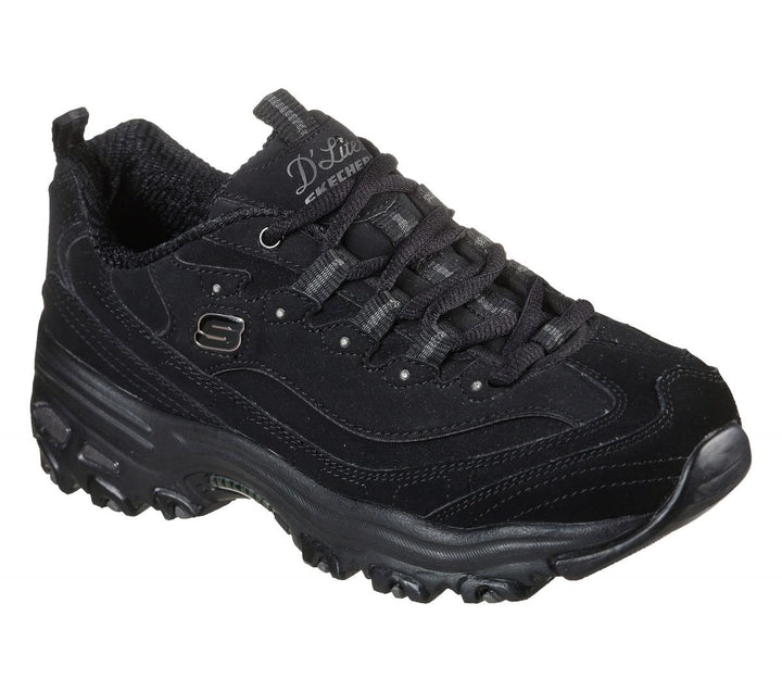 Skechers Womens DLites - Play On Sneaker Black - 11949-BBK 9.5-M BLACK Image 2